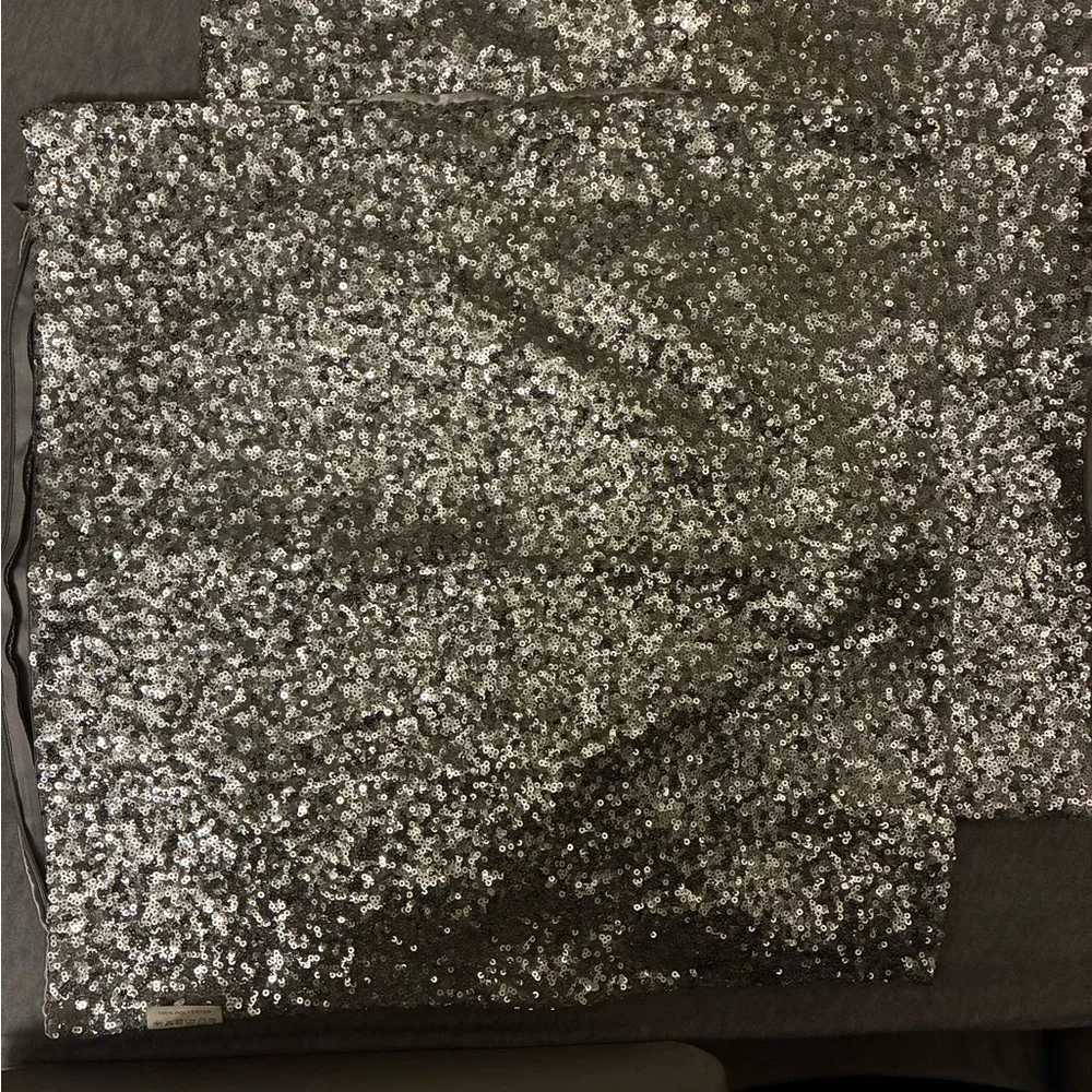 Silver Sequin Throw Pillow Inserts